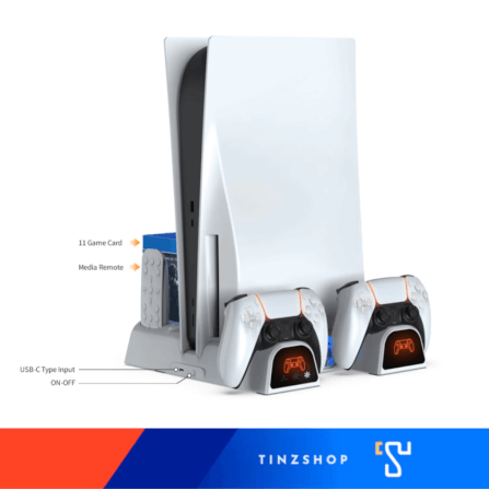 แท่นชาร์จระบายความร้อนอเนกประสงค์ DOBE TP5-3532B สำหรับ PS5 / PS5 SLIM / PS5 PRO_4